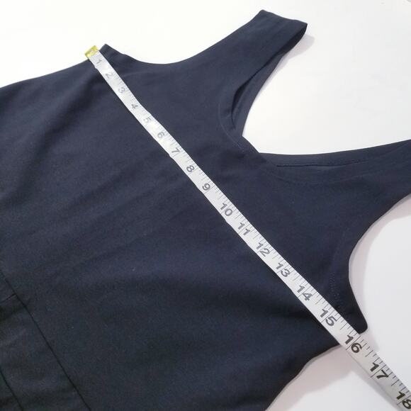 Ripple Yoga Wear Organic Black Jumpsuit Wide Leg Sleeveless - Picture 5 of 14